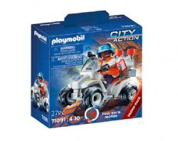 PLAYMOBIL CITY ACTION - SECOURISTE ET QUAD #71091